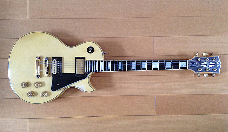 Gibson Les Paul Custom White 使用ギター ギター製作 ギター自作 ギター改造 ギタースター ギター製作や改造 カスタマイズの記録