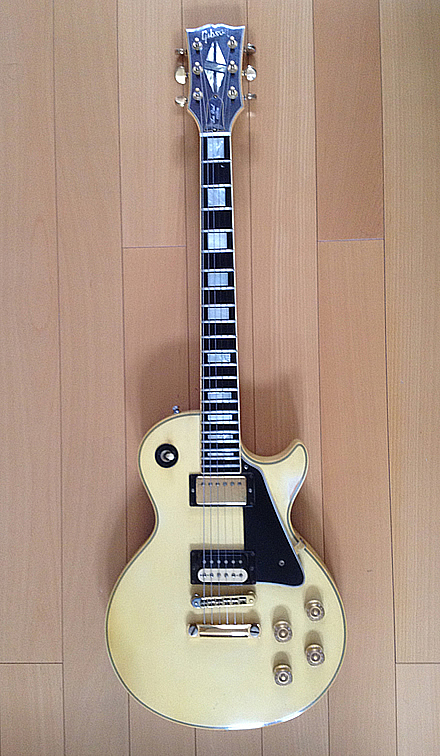 Gibson Les Paul Custom White 使用ギター ギター製作 ギター自作 ギター改造 ギタースター ギター製作や改造 カスタマイズの記録